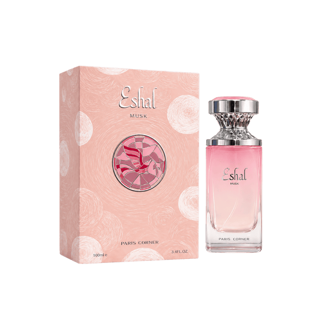 Paris Corner Eshal Musk Eau De Parfum Spray for Women, 3.4 Ounce