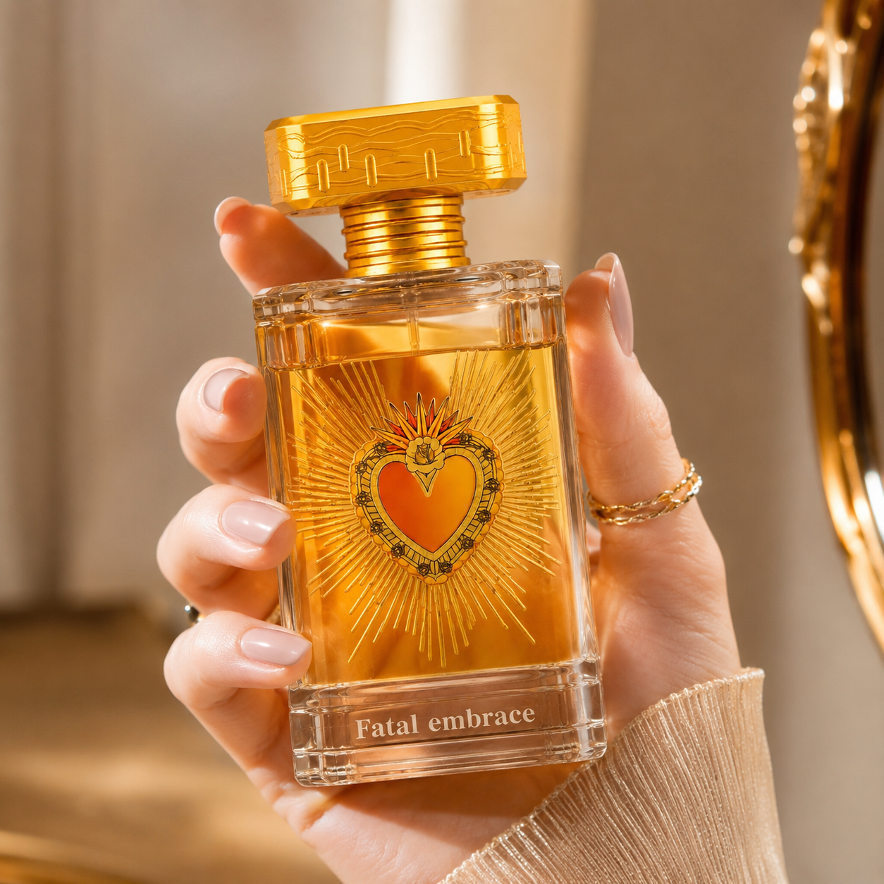 Paris Corner Fatal Embrace fragrance notes with ylang-ylang, rose, jasmine, patchouli, vanilla and amber