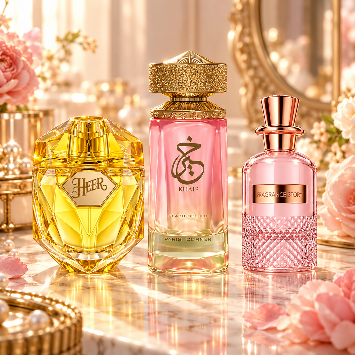 Paris Corner Heer & Peach Delulu Bundle for Women, image 5