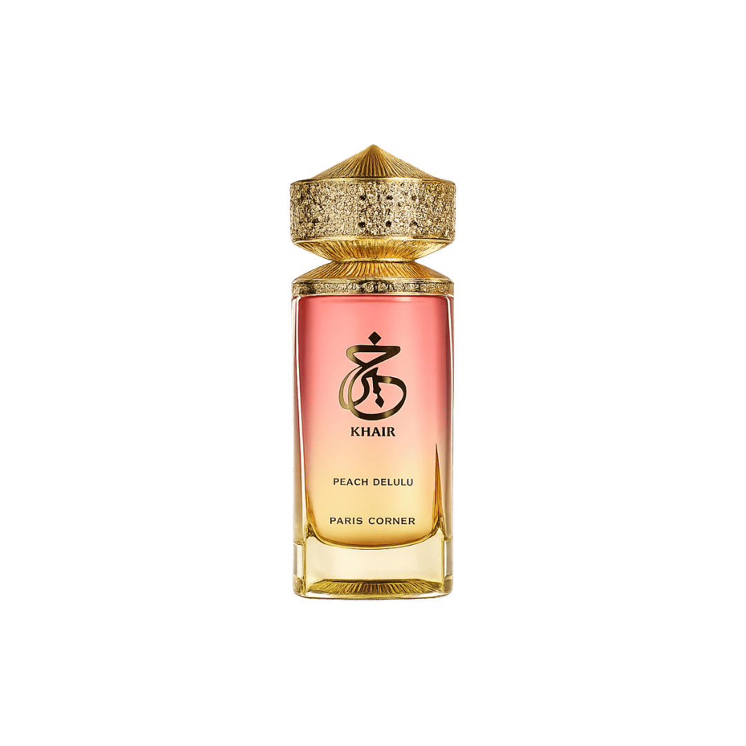 Paris Corner Khair Peach Delulu Eau de Parfum Spray for Women 3.4 Ounce
