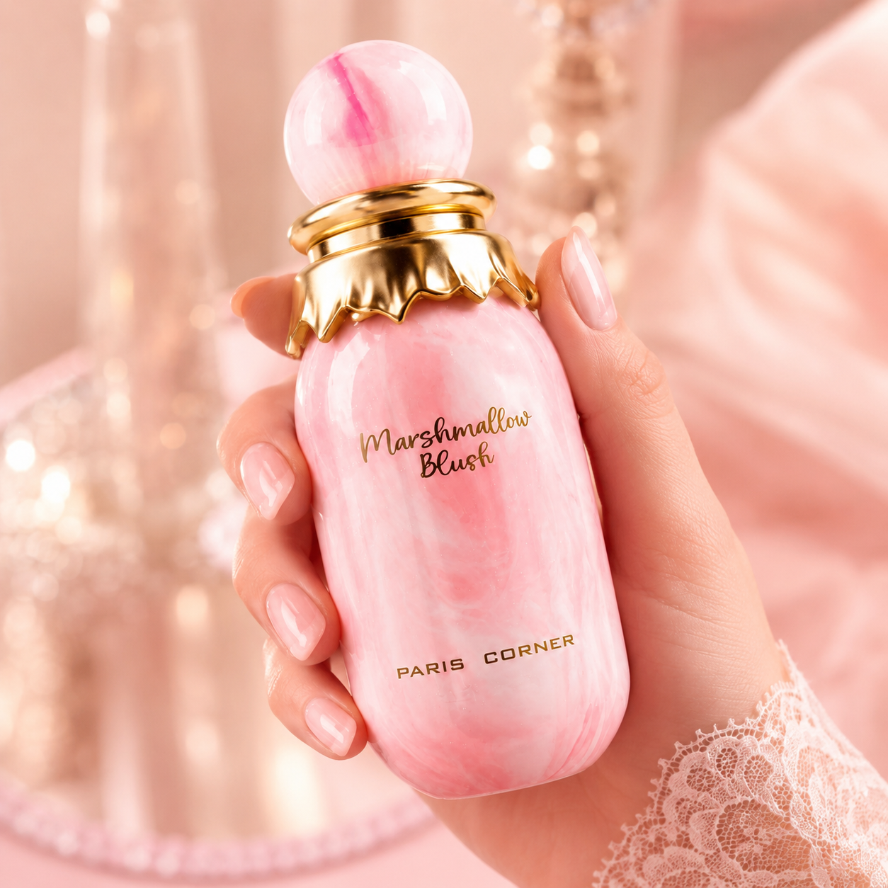 Paris Corner Marshmallow Blush Eau De Parfum Spray for Women, 3.4 Ounce