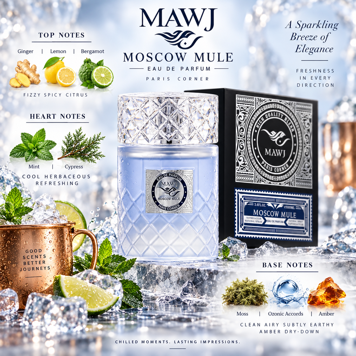 Paris Corner Mawj Moscow Mule Eau de Parfum for Unisex