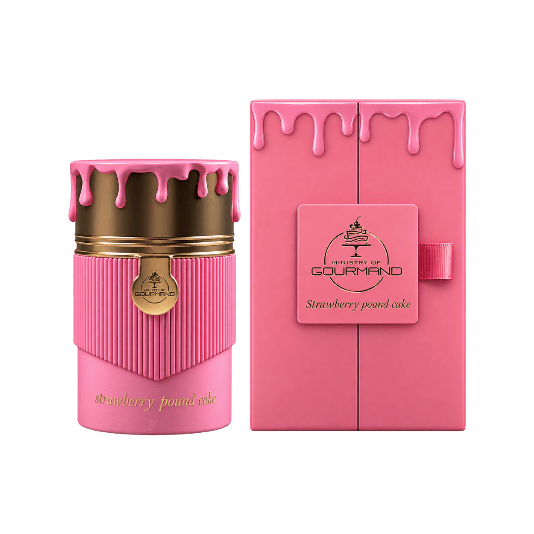 Paris Corner Ministry of Gourmand Strawberry Pound Cake Eau de Parfum for Women 3.4 Ounce