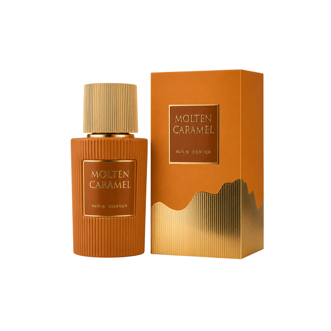 Paris Corner Molten Caramel Eau De Parfum Spray For Unisex, 3.4 Ounce