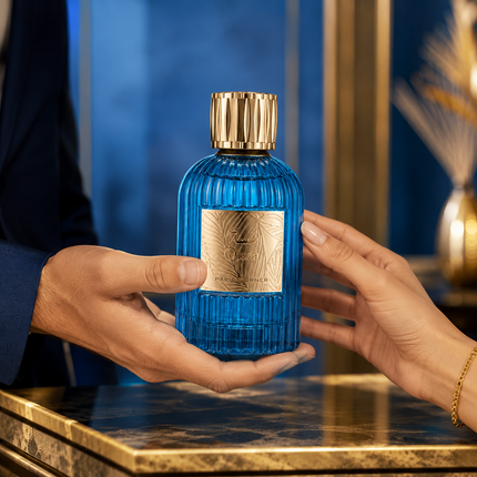 Paris Corner Qissa Blue Eau De Parfum Spray For Unisex, 3.4 Ounce