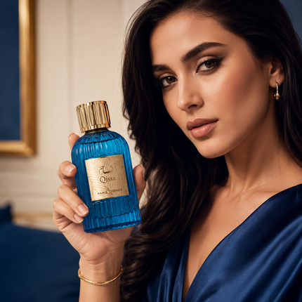 Paris Corner Qissa Blue Eau De Parfum Spray For Unisex, 3.4 Ounce