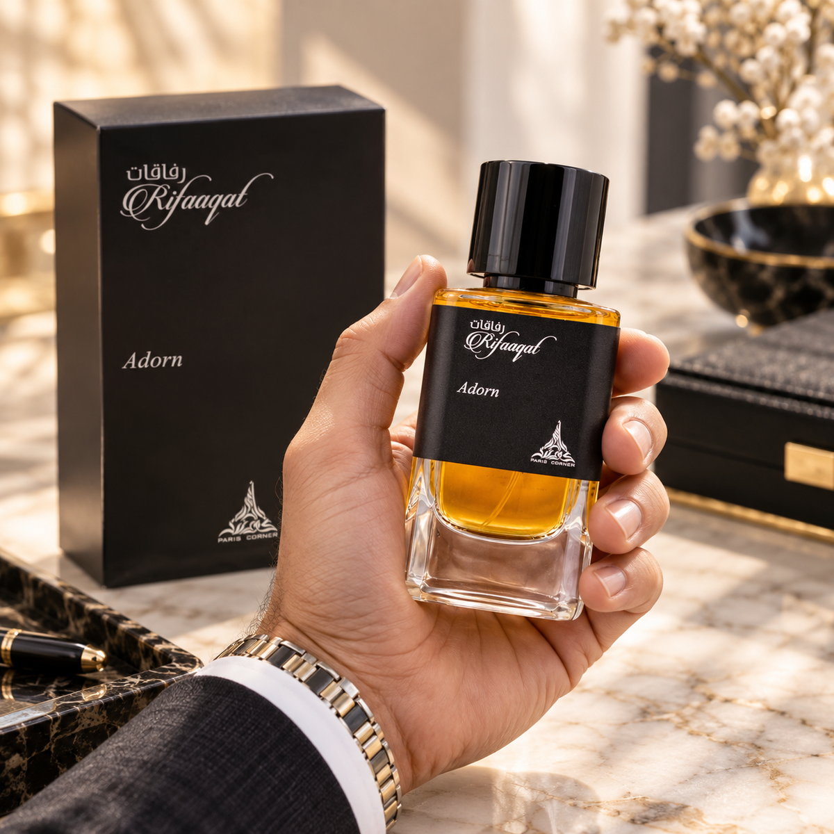 Paris Corner Rifaaqat Adorn Eau de Parfum for Unisex