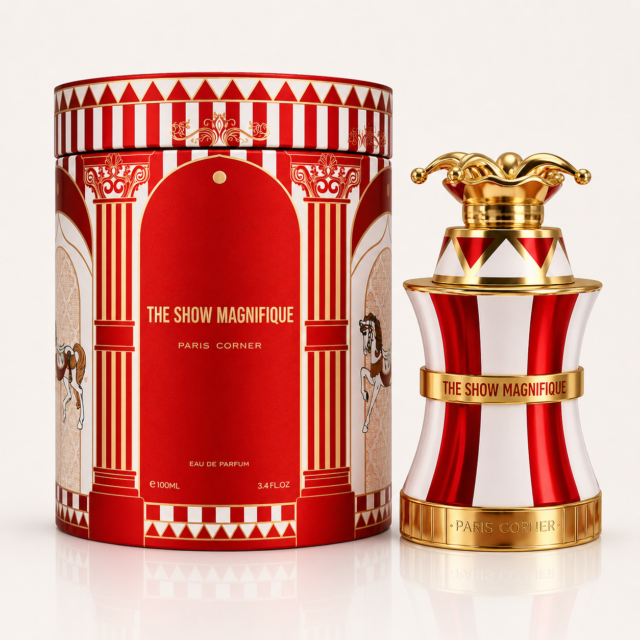 Paris Corner Show Magnifique Eau de Parfum Spray for Women 3.4 Ounce