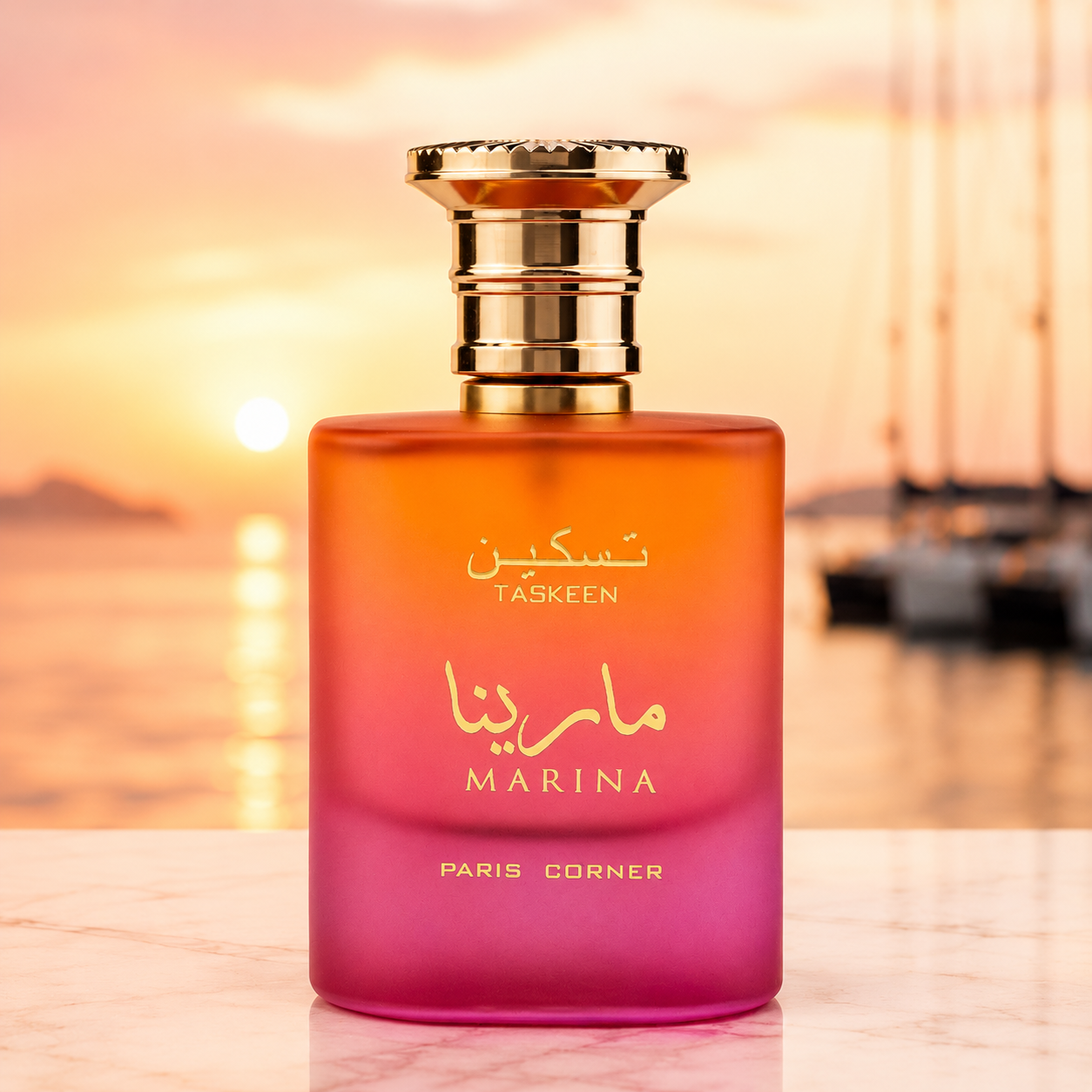Paris Corner Taskeen Marina Eau de Parfum Spray for Unisex 3.4 Ounce
