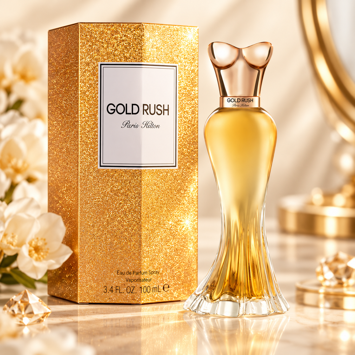 Paris Hilton Gold Rush Eau de Parfum for Women 3.4 Ounce