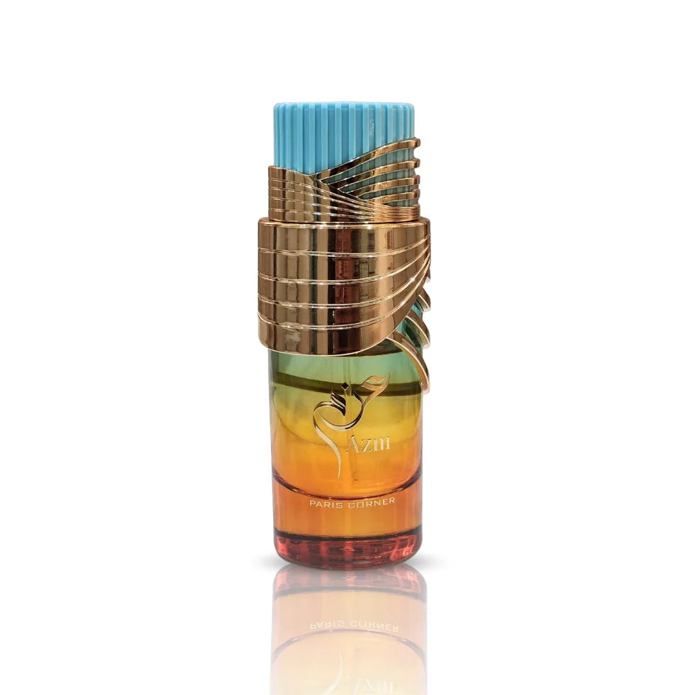 Paris Corner Azm Eau De Parfum Spray for Unisex, 3.4 Ounce