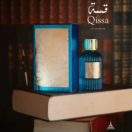 Paris Corner Qissa Blue for Unisex Eau De Parfum Spray, 3.4 Ounce