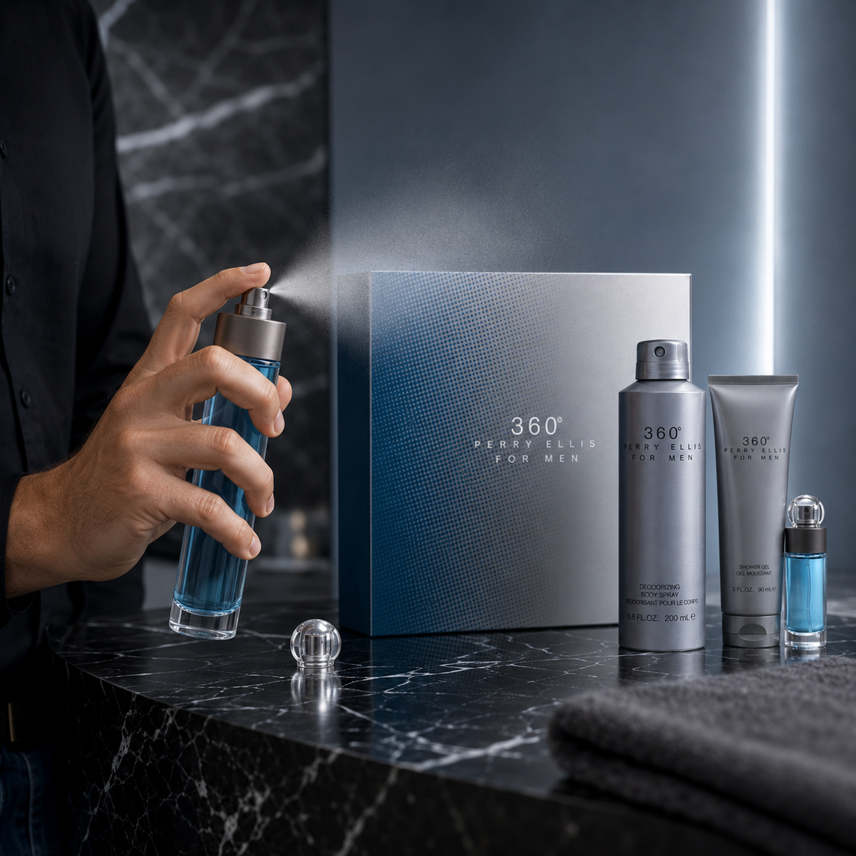 Perry Ellis 360 4-Piece Gift Set for Men