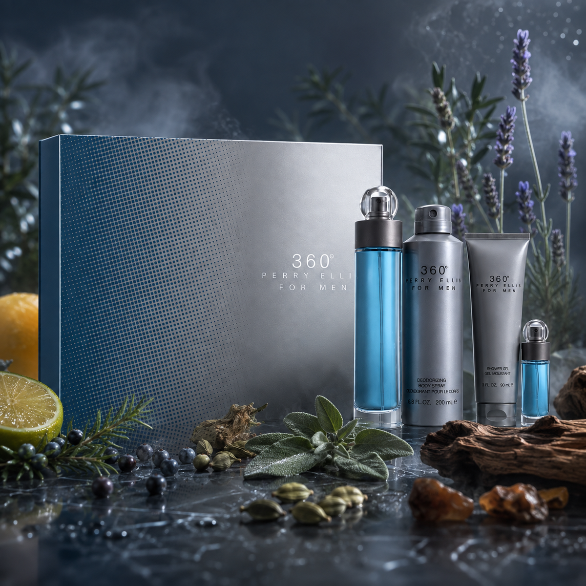 Perry Ellis 360 4-Piece Gift Set for Men