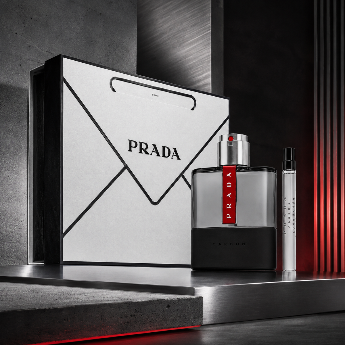 Prada Luna Rossa Carbon 2-Piece Gift Set for Men