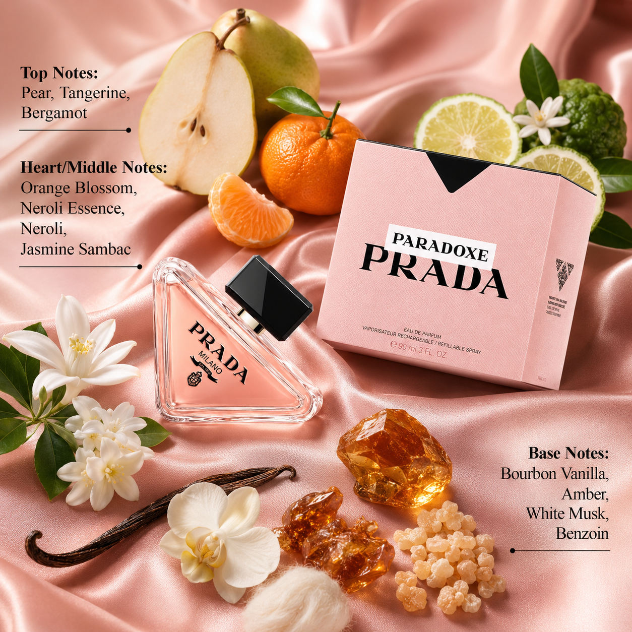 Prada Paradoxe Eau de Parfum for Women 3.0 Ounce