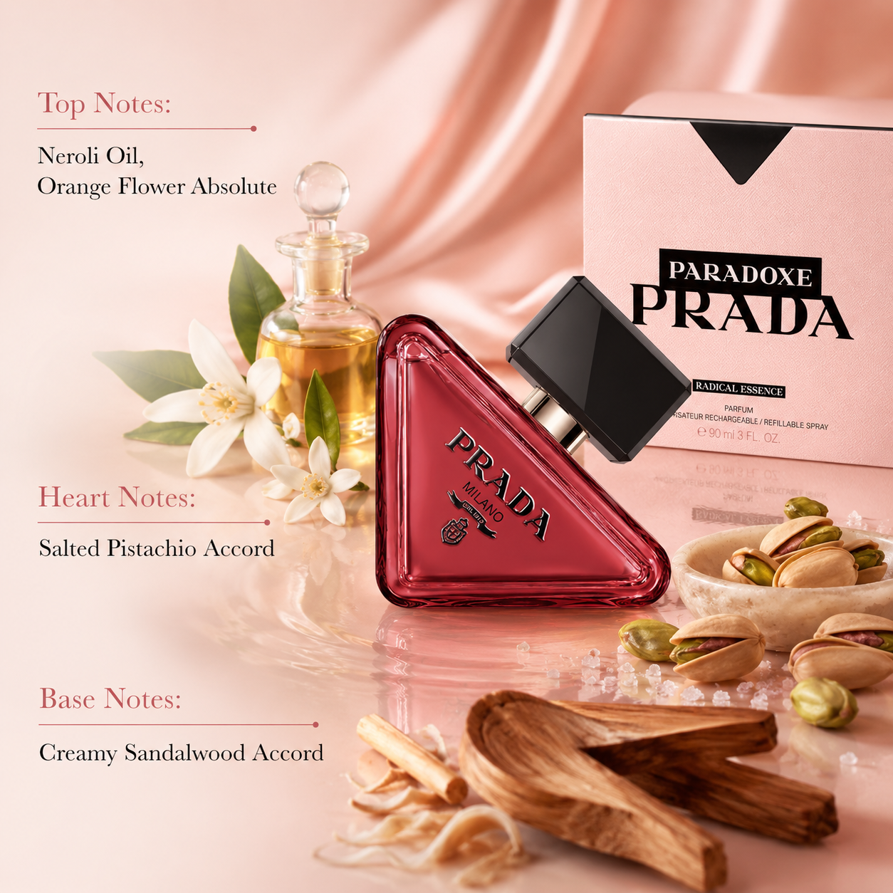 Prada Paradoxe Radical Essence Parfum for Women 3.0 Ounce