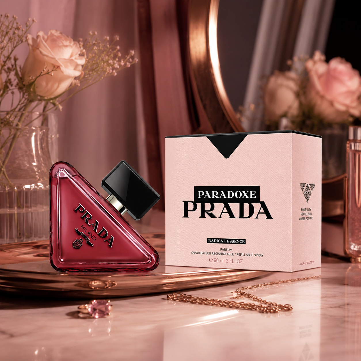 Prada Paradoxe Radical Essence Parfum for Women 3.0 Ounce