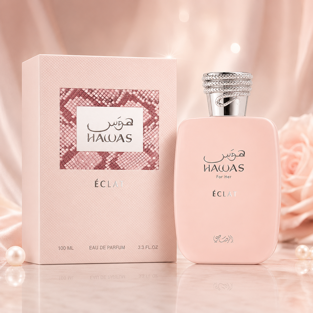 RASASI Hawas Eclat for Women Eau de Parfum Spray, 3.4 Ounce