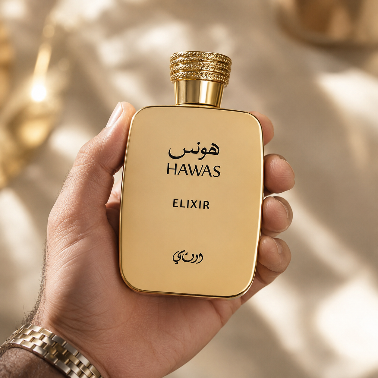 RASASI Hawas Elixir Eau De Parfum Spray for Men, 3.4 Ounce