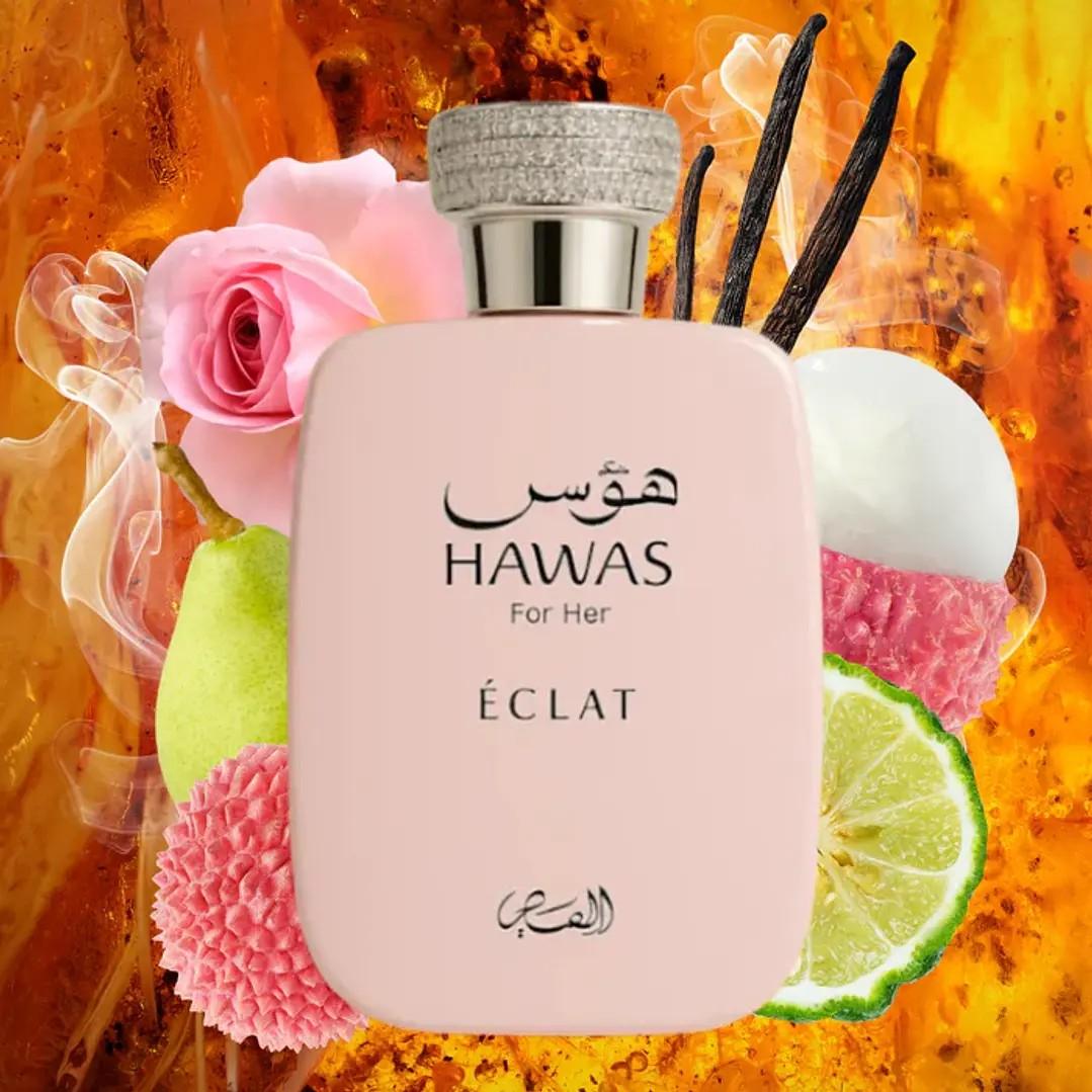 RASASI Hawas Eclat for Women Eau de Parfum Spray, 3.4 Ounce