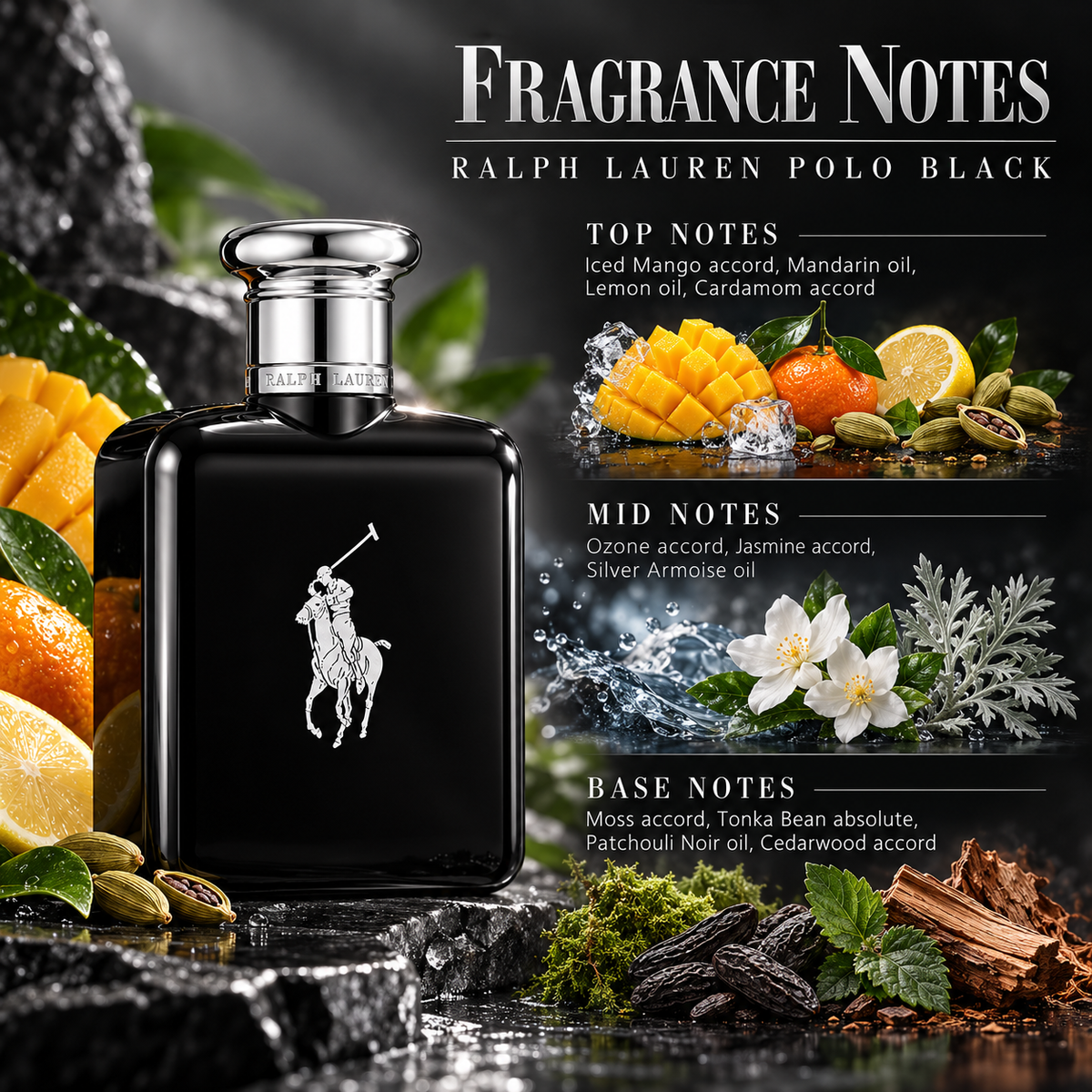 Ralph Lauren Polo Black Eau de Toilette for Men, image 5