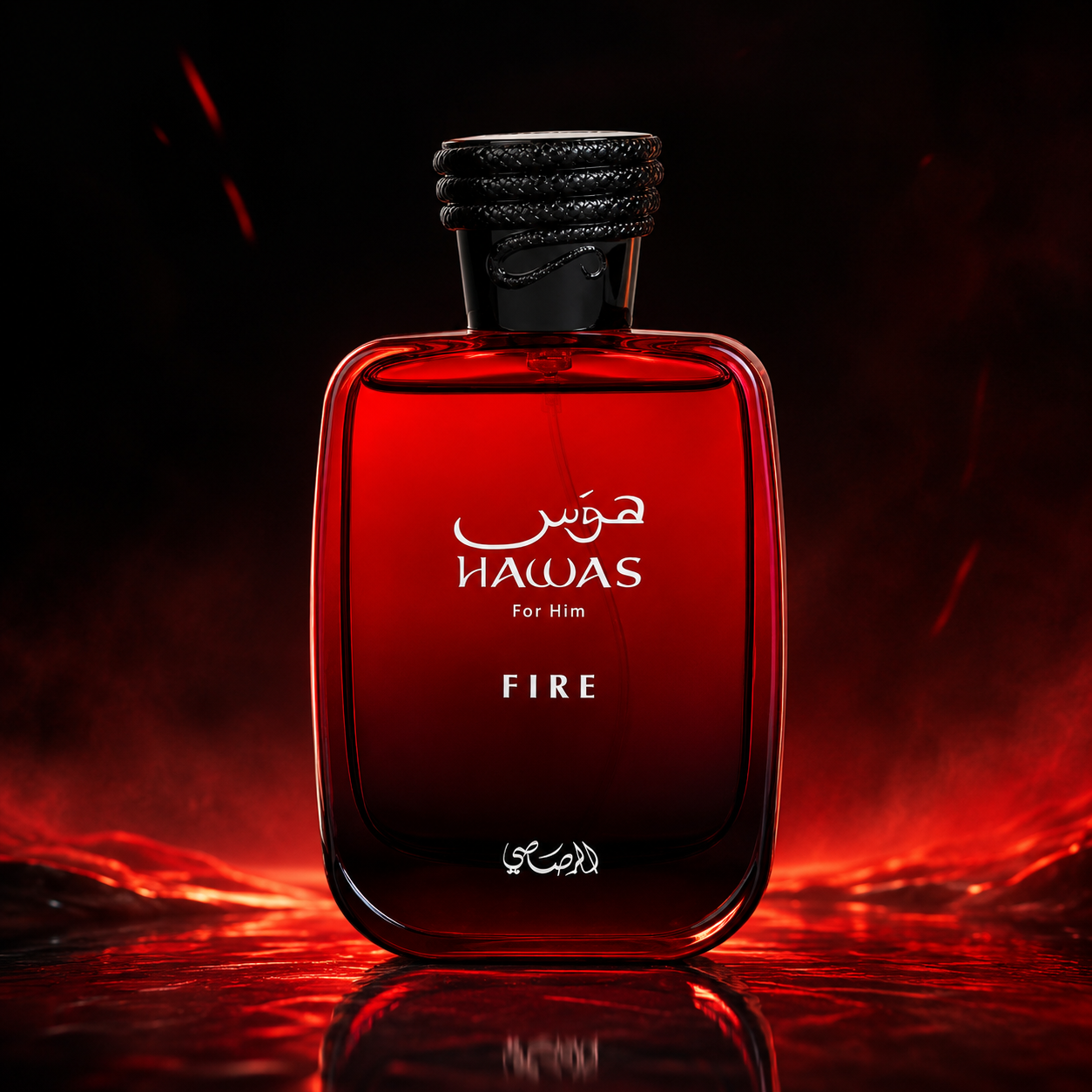 Rasasi Hawas Fire Eau de Parfum Spray for Men 3.4 Ounce