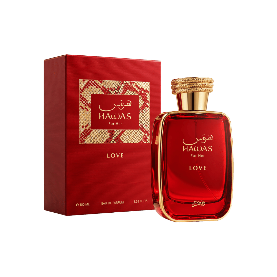 Rasasi Hawas Love For Her Eau de Parfum for Women 3.4 Ounce