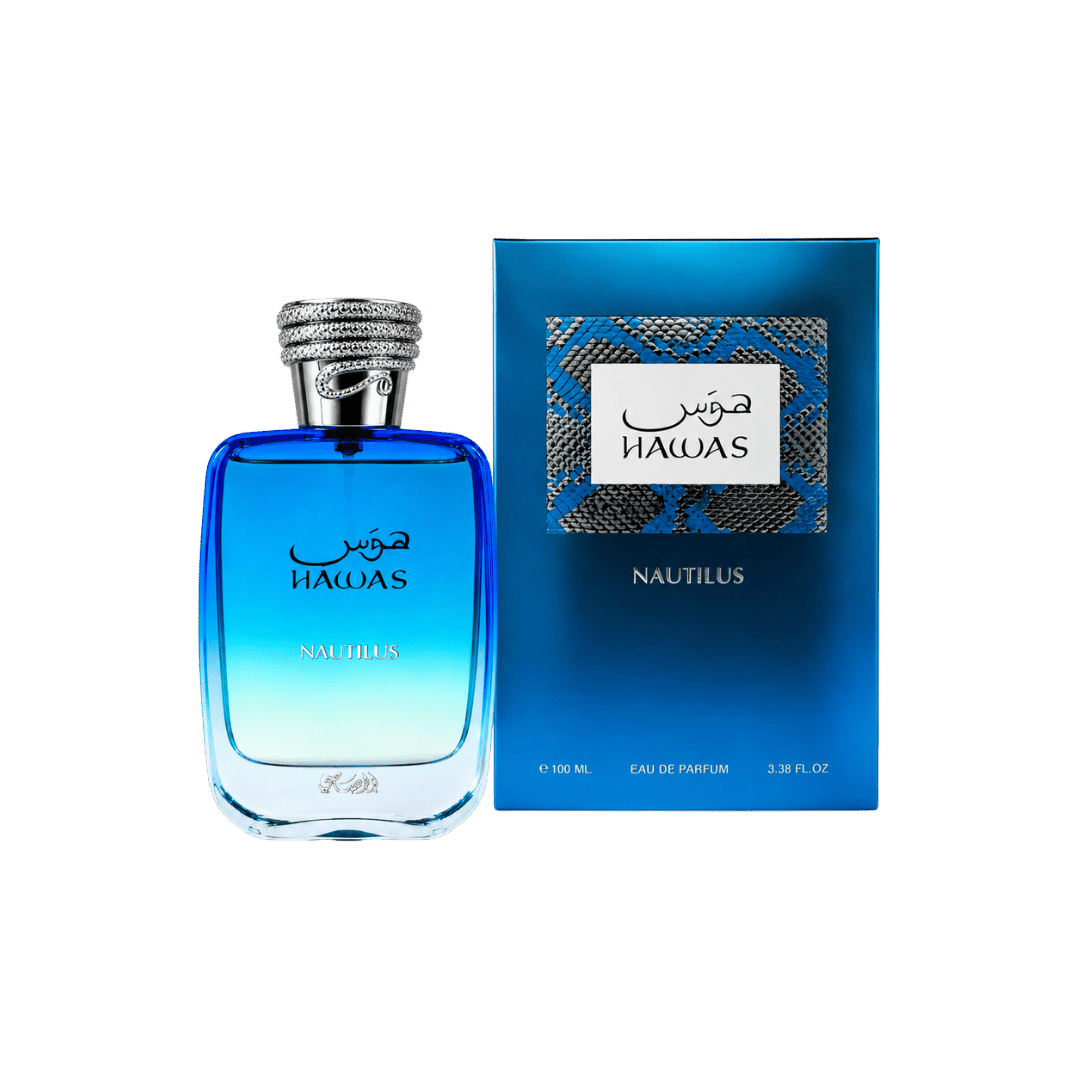 Rasasi Hawas Nautilus Eau de Parfum Spray for Men 3.4 Ounce