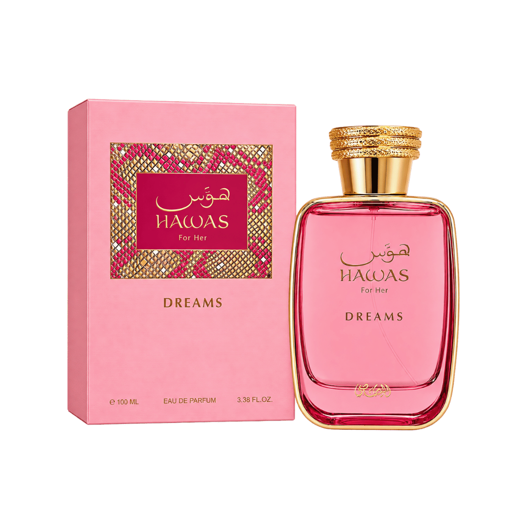 Rasasi Hawas Dreams Eau de Parfum for Women 3.4 Ounce