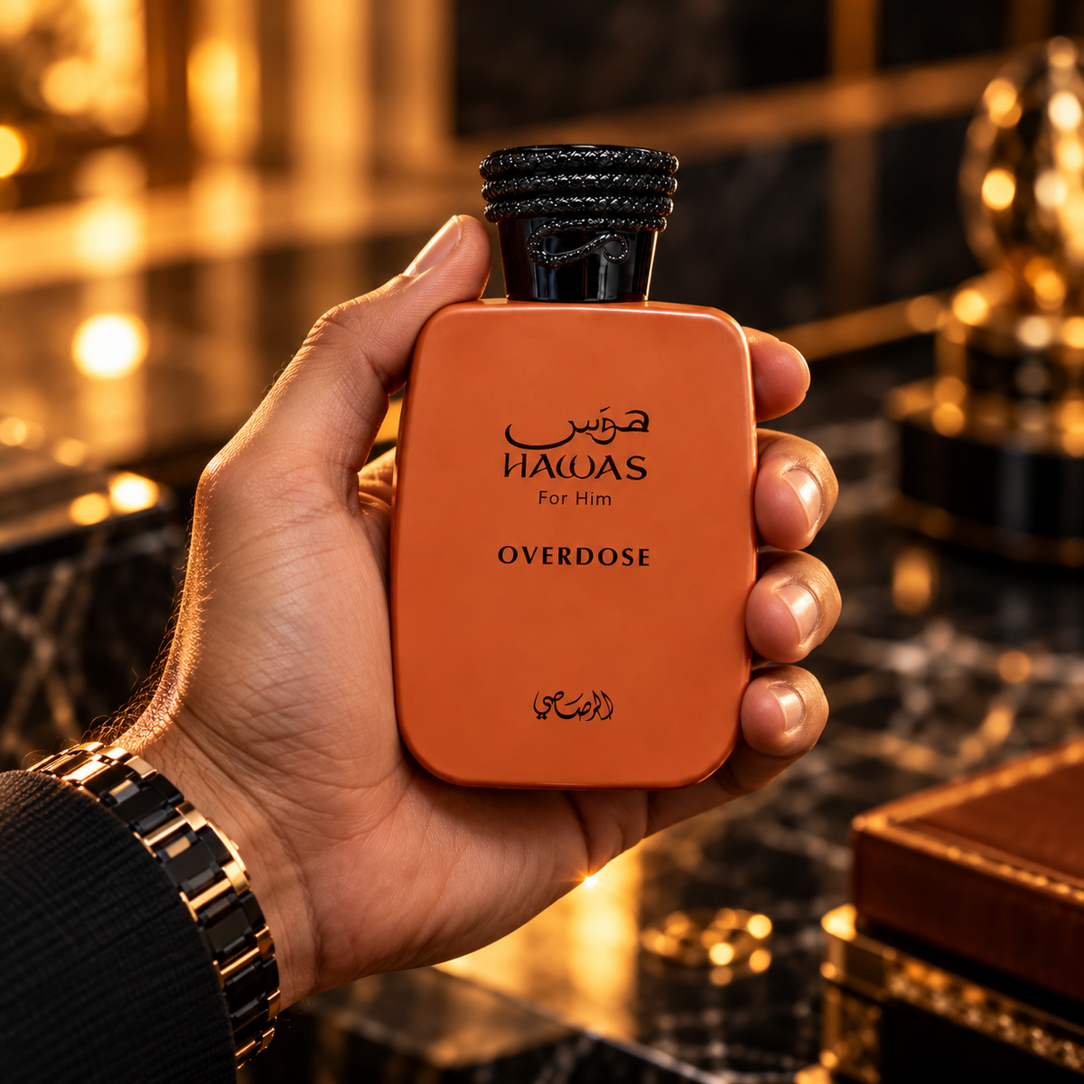 Rasasi Hawas Overdose Eau de Parfum Spray for Men 3.4 Ounce