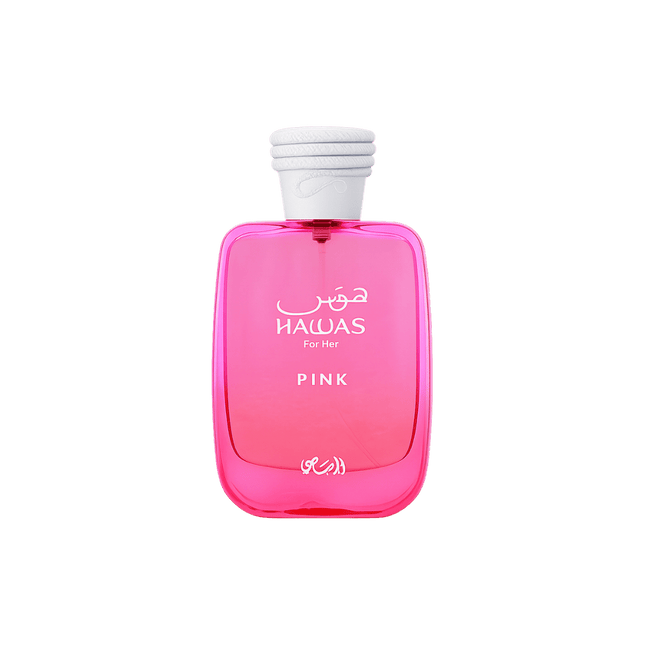 Rasasi Hawas Pink Eau de Parfum Spray for Women 3.4 Ounce