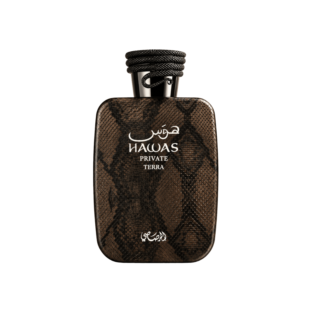 Rasasi Hawas Private Terra Extrait de Parfum for Unisex, 3.38 oz bottle