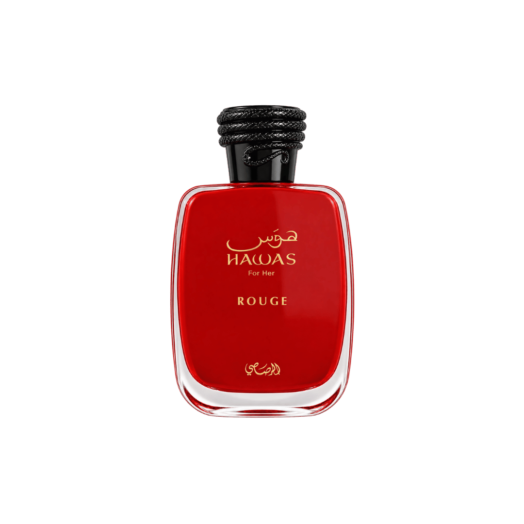 Rasasi Hawas Rouge Eau de Parfum for Women 3.4 Ounce
