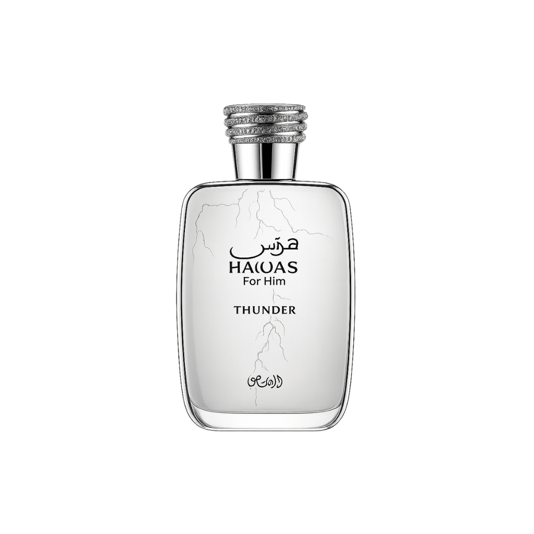 Rasasi Hawas Thunder Eau de Parfum Spray for Men 3.4 Ounce