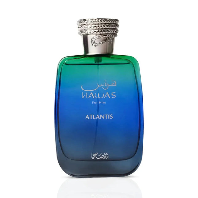 Rasasi Hawas Atlantis Eau de Parfum Spray for Men 3.4 Ounce