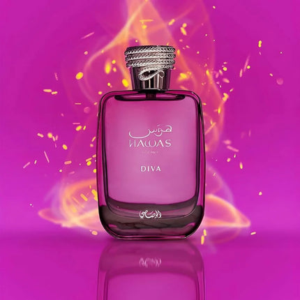Rasasi Hawas Diva Eau De Parfum Spray For Women, 3.4 Ounce