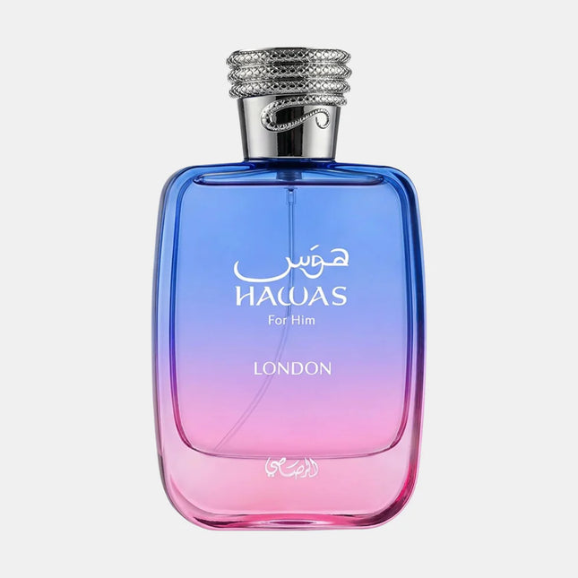 Rasasi Hawas London Eau de Parfum for Men 3.4 Ounce