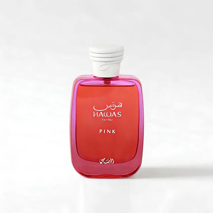 Rasasi Hawas Pink Eau de Parfum Spray for Women 3.4 Ounce