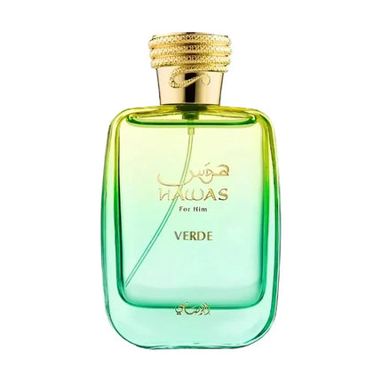 Rasasi Hawas Verde Eau de Parfum Spray for Men 3.4 Ounce