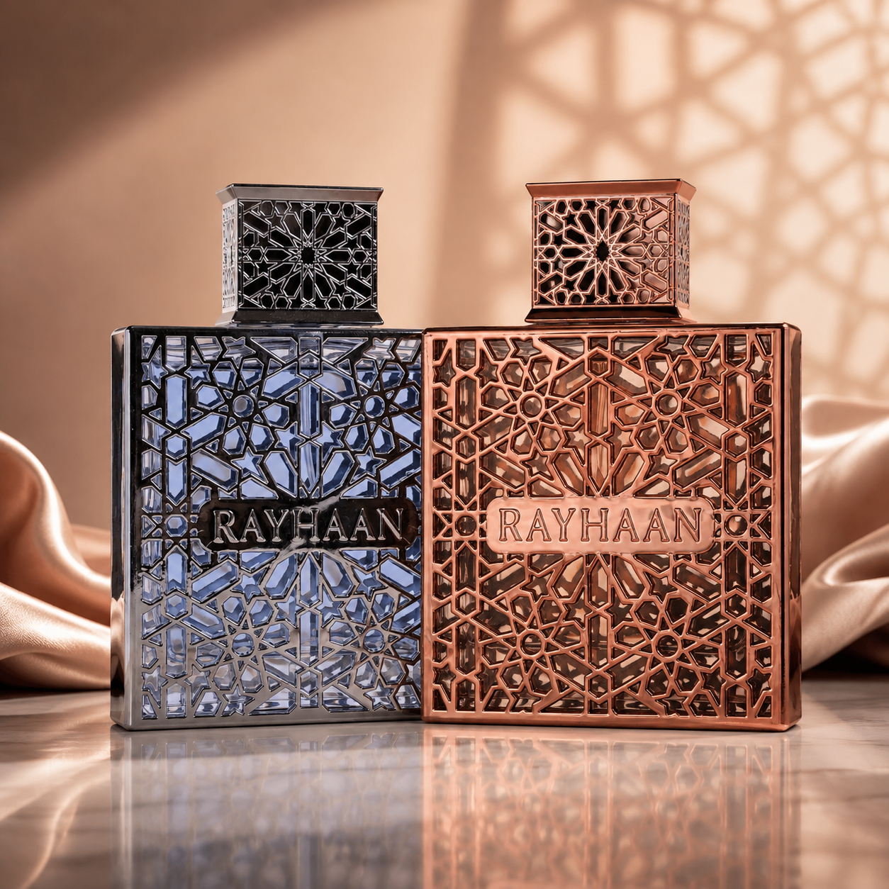 Fragrance Bundle – Rayhaan Aquatica & Divine Eau de Parfum, 3.4 Ounce Each