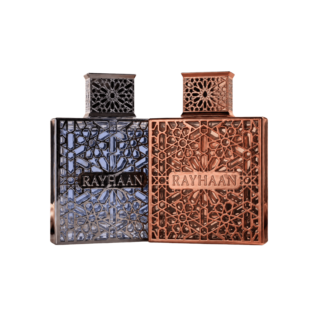 Fragrance Bundle – Rayhaan Aquatica & Divine Eau de Parfum, 3.4 Ounce Each