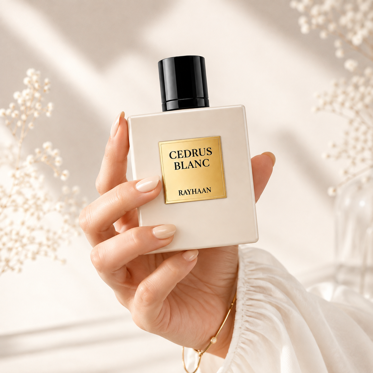 Rayhaan Cedrus Blanc Eau de Parfum Spray for Unisex, 3.4 Ounce