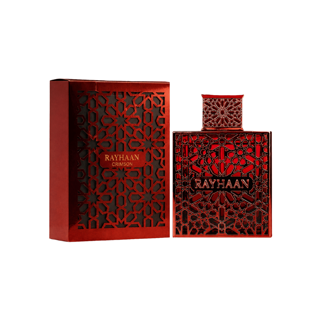 Rayhaan Crimson Eau de Parfum Spray for Unisex 3.4 Ounce