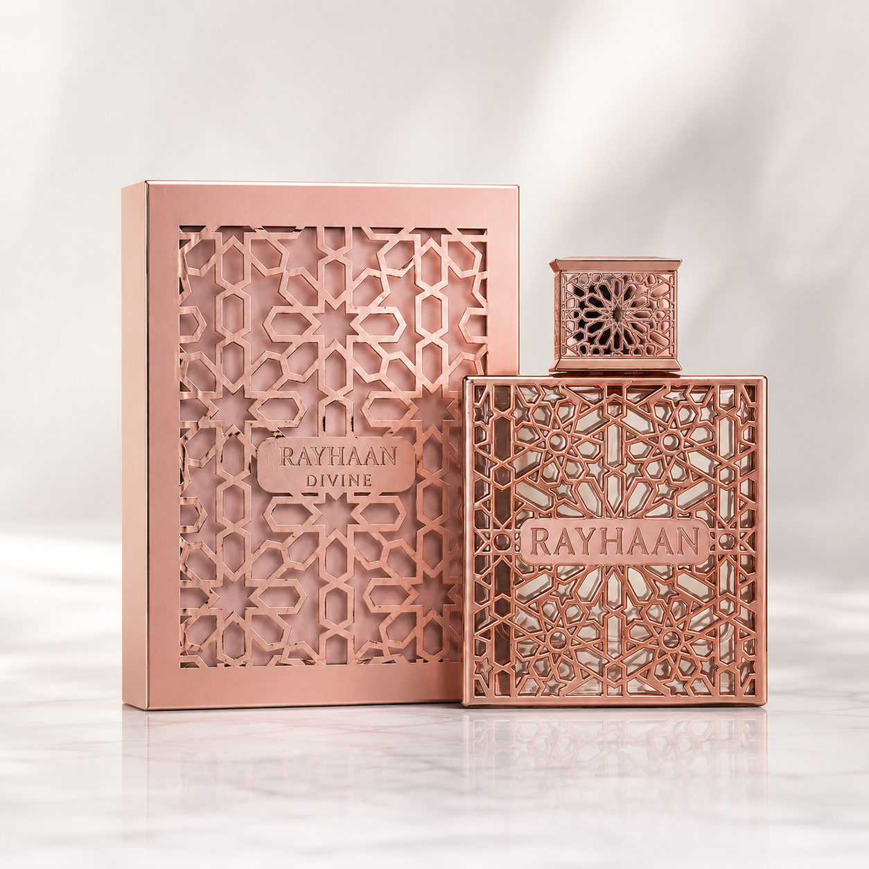 Rayhaan Divine Eau de Parfum Spray for Unisex 3.4 Ounce