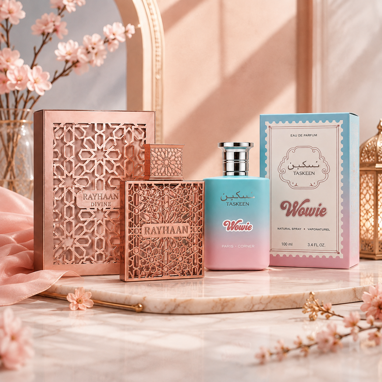 Fragrance Bundle – Rayhaan Divine & Paris Corner Taskeen Wowie for Unisex