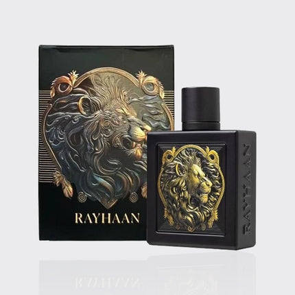 Rayhaan Lion Eau De Parfum Spray for Men, 3.4 Ounce