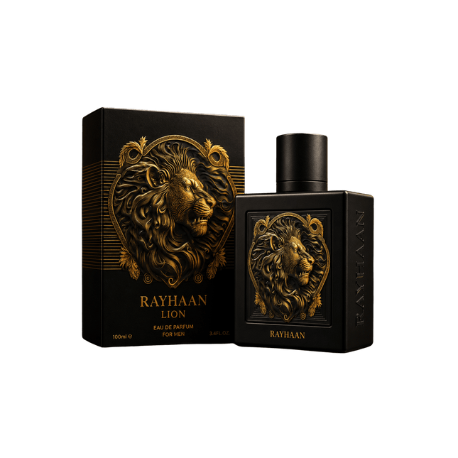 Rayhaan Lion Eau de Parfum for Men, 3.4 Ounce