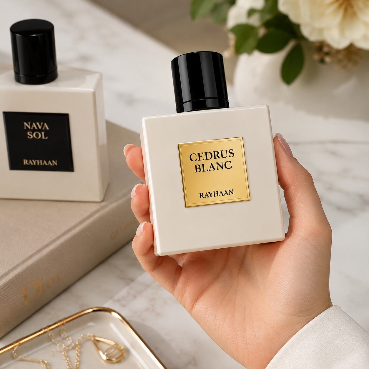 Rayhaan Cedrus Blanc & Nava Sol Fragrance Bundle for Unisex