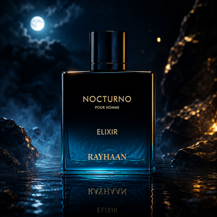 Rayhaan Nocturno Elixir Eau de Parfum for Unisex 3.4 Ounce